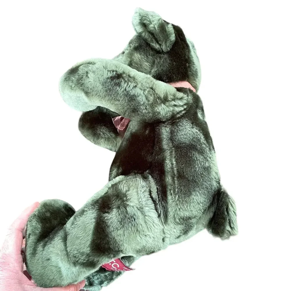 Green Bear Plush TC Dawson by Fiesta Sassy Stuffed Toy Dark Green Toy